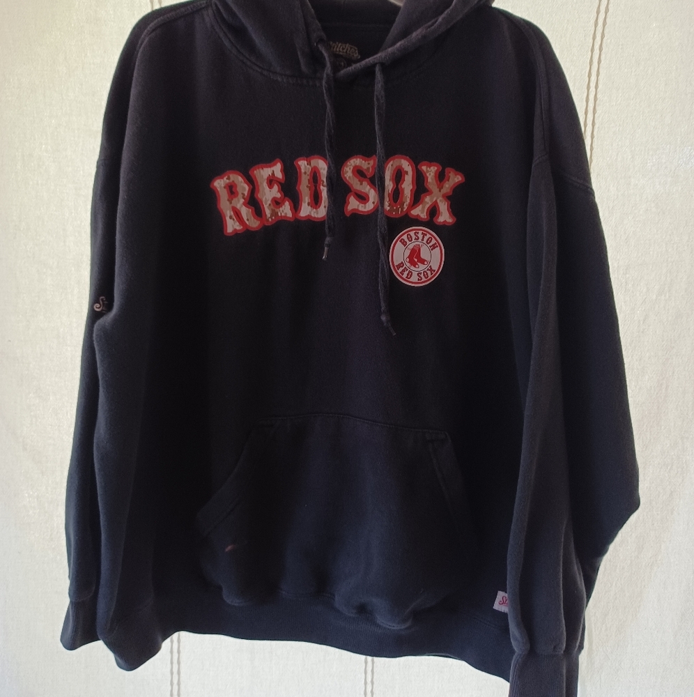 2xl Stitches Red Sox Hoodie